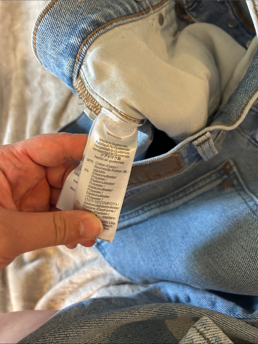 Madewell perfect vintage straight jean in light wash - Picture 6 of 7